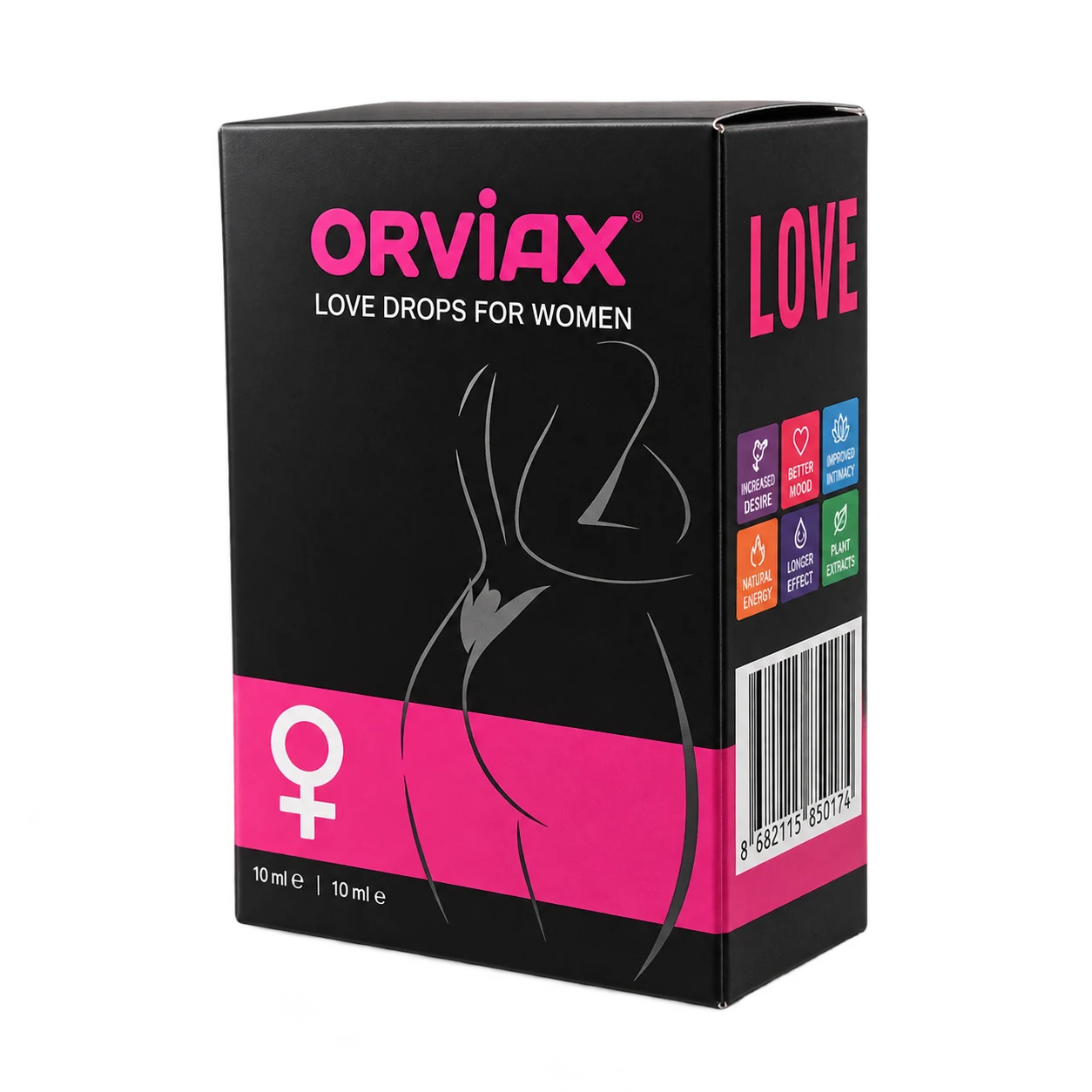 Orviax Love Drops Kadınlara Özel Bitkisel Destek Damlası 30 ml.